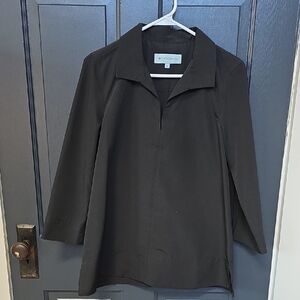Tuckernuck Black Collared Tunic Jacket